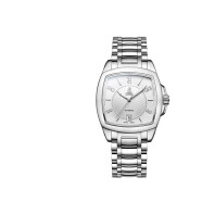 依波路（BOREL）瑞士手表传奇系列钢带日历自动机械男手表男士礼物