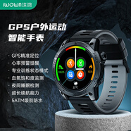 埃微（iwown）游泳专用手表跑步骑行户外北斗心率男士女腕表 马拉松登山海拔气压 50米深度防水 ACG智能运动手表 CR143陨石黑【GPS户外运动手表】