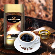 格兰特 GRANDOS古德 金牌冻干速溶纯黑咖啡100g 德国原装进口