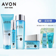 花肌娜雅芳AVON新活深海修护套装新活再生洗面奶温和清洁补水保湿淡化 洗面奶+爽肤水+精华液+面霜