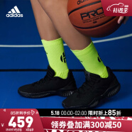 adidas阿迪达斯官网Pro Bounce 2018 Low男子场上篮球鞋FW0905 黑色 41(255mm)