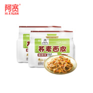 阿宽 荞麦面皮低脂面皮酸辣味400g*2 非油炸荞麦面方便面免煮拌面主食