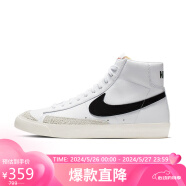 耐克NIKE板鞋高帮男经典BLAZER MID '77 VNTG运动鞋BQ6806-100白40.5