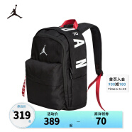 NIKE JORDAN 耐克AJ双肩背包大学生电脑包男女大容量书包 正黑色 8/20(30x17x49cm)