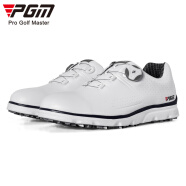 PGM 新款 高尔夫男鞋 男士防水鞋子 旋转鞋带golf球鞋轻便 XZ166-白蓝色 39码
