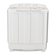 奇帅定制款双桶系列 10公斤家用水电分离大旋钮小型半自动洗衣机