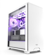 爱国者（aigo）F70 白色 全侧透台式机电脑机箱/ATX主板/360水冷/支持40系显卡