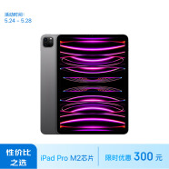 Apple/苹果 iPad Pro 11英寸平板电脑 2022年款(128G WLAN版/M2芯片/学习办公娱乐/MNXD3CH/A)深空灰色