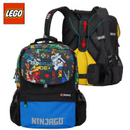 LEGO乐高书包学生3-6年级双肩背包可调节减负大容量腰带男忍者蓝20192