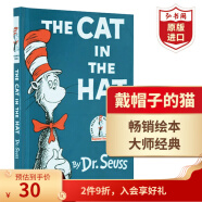 戴帽子的猫 英文原版绘本 The Cat in the Hat 苏斯博士Dr.Seuss 廖彩杏书单 帽子里的猫 搭千奇百怪的脚 穿袜子的狐狸 Hop on Pop