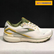 布鲁克斯幽灵15跑步鞋男款运动鞋马拉松减震透气跑鞋女  .5 灰色绿色黄花菜 45