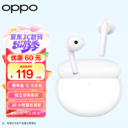 OPPO Enco Air2 新声版真无线半入耳式蓝牙耳机 音乐游戏运动耳机 通用小米苹果华为手机 水晶白