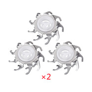 适用飞科剃须刀刀头刀片双头刮胡刀FS711 719 821 871 873配件FR6 6刀(无刀网) 替换刀片