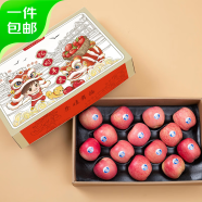 京鲜生 陕西洛川红富士苹果 7斤装 单果80mm 新鲜水果 源头直发包邮