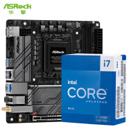 华擎 (ASRock) Z790M-ITX WiFi6 迷你板主板+Intel 13代  i7-13700K 处理器 台式机 CPU 主板CPU套装