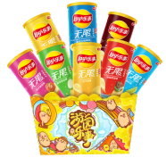 乐事（Lay's）薯片 游园乐事礼盒832g 送小朋友 休闲零食 端午礼盒 百事食品