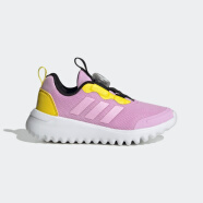 阿迪达斯 （adidas）「小波浪」ActiveFlex旋转按钮运动鞋男女小童秋冬新年礼物 粉紫色_黄色 38.5码 235mm