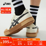 ASICS亚瑟士 男鞋休闲鞋运动复古板鞋舒适耐磨帆布鞋 COURT TRAIL 米色/黑色 38