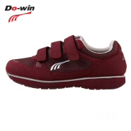 多威（Do-win）男女款中老年健身鞋健步鞋四超鞋 运动休闲鞋 h3815b红色三排新款 改进加宽型 42