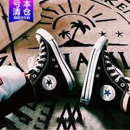 匡威AllStar1970s男鞋女鞋三星标运动鞋休闲时尚潮流帆布鞋 101010黑色高帮 43