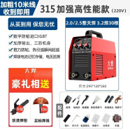 大焊 电焊机家用小型220v 380v双电压手提电子工业级迷你焊机 全套10米焊线【315高配220V】