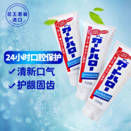 花王（KAO）牙膏165g*3支 Guardhalo含氟防蛀除口臭美白牙膏进口薄荷清新口气