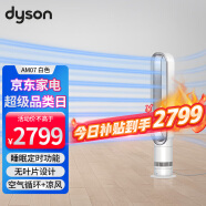戴森（DYSON）落地电风扇强劲稳定气流 进口空气循环扇夏季凉风10档可调节 AM07银白色 无叶电风扇