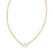 Kendra Scott项链Cailin CubicZirconia女款精致端庄气质百搭优雅淑女时尚项链 Gold