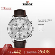 天梭（TISSOT）瑞士手表 速驰系列腕表 皮带石英男表T116.617.16.037.00