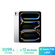 Apple/苹果 iPad Pro 11英寸 M4芯片 2024年新款平板电脑(256G eSIM版/MVWA3CH/A)银色