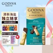 歌帝梵(GODIVA) 醇享系列海盐黑巧克力制品90g办公室休闲零食下午茶