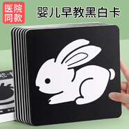 冯式早教 黑白卡新生儿0-3月视觉激发 婴儿用品追视卡早教卡片专注力训练 黑白卡-48种图案（加厚24张）