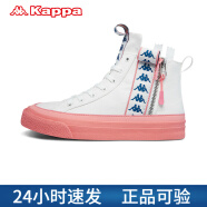Kappa女鞋板鞋高帮帆布鞋新款-K0965CC47 奶白-012 37