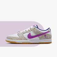 耐克（NIKE）Dunk SB Low联名款 白紫 男女同款 低帮轻便休闲板鞋 FZ5251-001 41