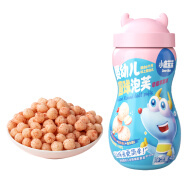 【零食618】小鹿蓝蓝_婴儿泡芙 草莓苹果味 宝宝零食水果谷物儿童饼干营养易吞咽 42g
