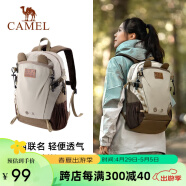 骆驼（CAMEL）户外双肩包萌趣多功能徒步旅游休闲学生登山书包[熊猫]173BB02002