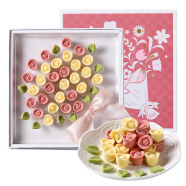 悠享时（YOTIME）花束巧克力礼盒128g 情人节礼物纯可可脂创意生日礼物送女友