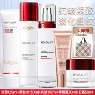 欧莱雅（L'OREAL）复颜抗皱紧致礼盒套装护肤品化妆品补水保湿淡化细纹送老婆送妈妈 11】复颜5件套