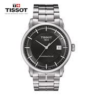 天梭（TISSOT）瑞士手表 豪致系列钢带机械男士手表T086.407.1 烟灰盘 钢带 男表 豪致