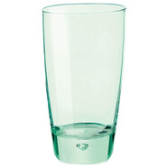 BORMIOLI ROCCObormioli rocco原装进口玻璃水杯耐热泡茶杯可微波炉牛奶果汁杯 绿色直身杯450ml1只