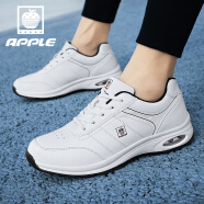 Apple美国苹果旅游鞋男阿甘鞋休闲运动鞋男跑步鞋羽毛球鞋防滑鞋子男 白色（气垫款） 38