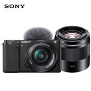 索尼（SONY）ZV-E10L APS-C半画幅微单数码相机黑色 人像双镜头套装（标准镜头+50F1.8定焦大光圈镜头黑色）