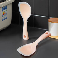 家の物语（KATEI STORY）日本硅胶饭勺不粘米饭铲子盛饭勺子可立式打饭电饭煲锅食品级家用