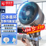 爱丽思（IRIS） 爱丽思空气循环扇落地扇电风扇遥控家用交流电扇空调扇 STF-AC15T（灰色 智能款 上下左右自动）