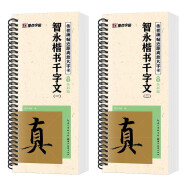 墨点字帖 传世碑帖近距离放大字卡 智永楷书千字文 原碑修复视频教程 初学者快速入门