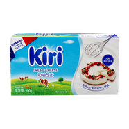 KIRI烘焙法国进口kiri奶油奶酪芝士200g/1kg凯瑞乳酪巴斯克蛋糕家商用 kiri奶酪200g*2
