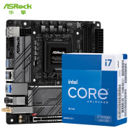 华擎 (ASRock) Z790M-ITX WiFi6 迷你板主板+Intel 13代  i7-13700KF 处理器 台式机 CPU 主板CPU套装