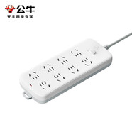 公牛（BULL）插座插线板拖线板家用多功能创意转换器S S1080 总控开关【8位插】