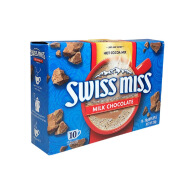 瑞士小姐美国进口swiss miss热牛奶可可粉瑞士小姐巧克力粉coco粉速溶冲泡 牛奶巧克力280g(10包)