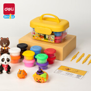 得力（deli）12色粘土橡皮泥彩泥儿童玩具生日礼物节日手工DIY YC186-12